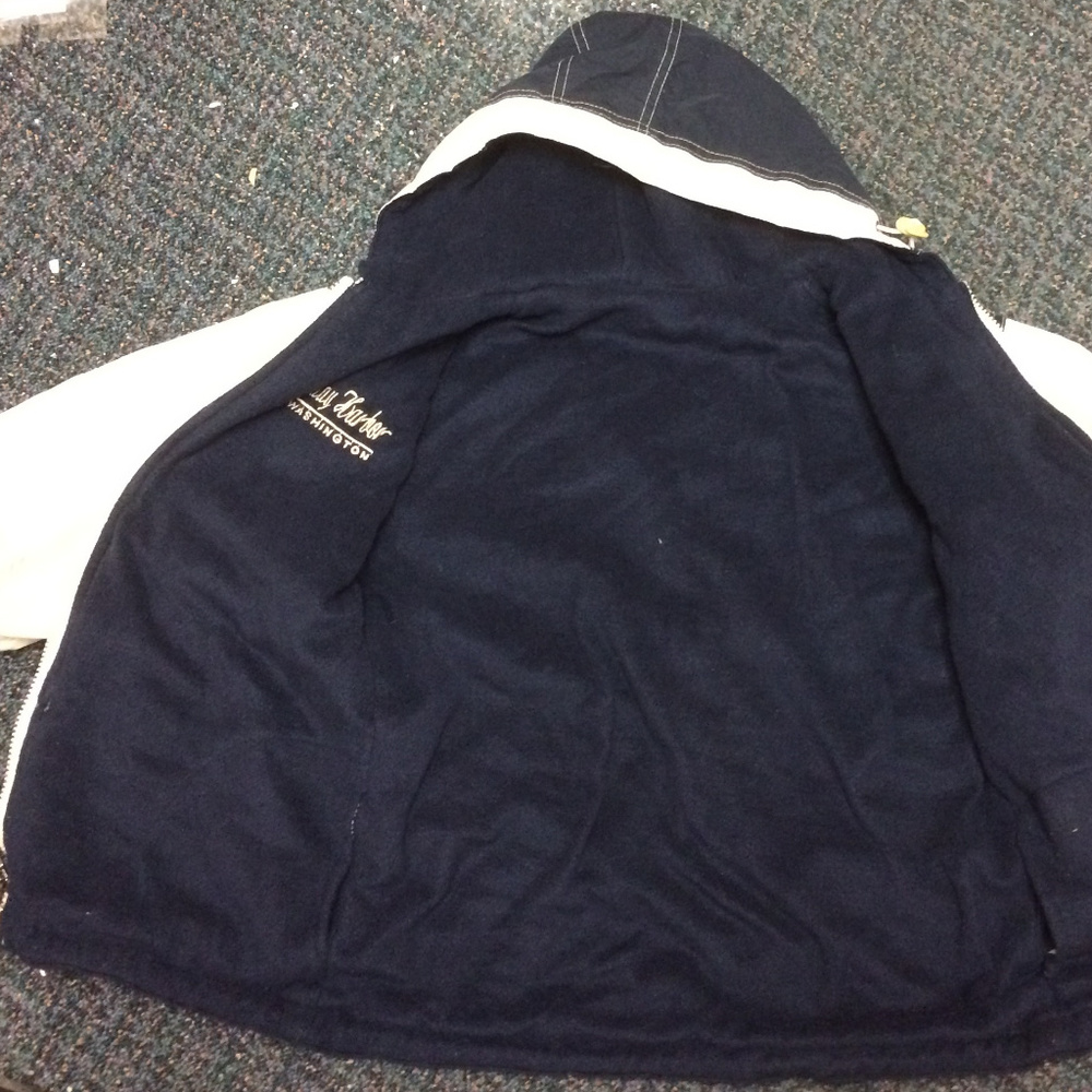 BOYS Reversible Cotton Fleece Jacket XL fits M - Picture 6 of 8
